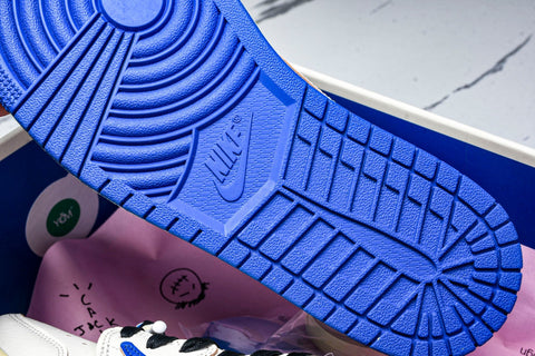 Travis Scott AJ1 Retro Low OG x Fragment ‘Sail Military Blue’