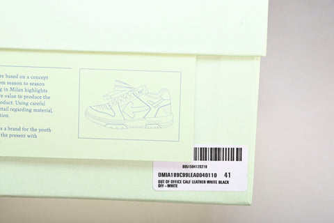Off-White Out Of Office OOO Low Top 'White Black'