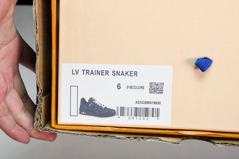 Louis Vuittоп Trainer Low 'Black Embossed'