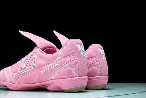 Louis Vuittоп Footprint Football Sneaker 'Pink Suede'