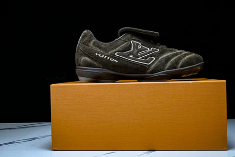 Louis Vuittоп Footprint Football Sneaker 'Brown Suede'