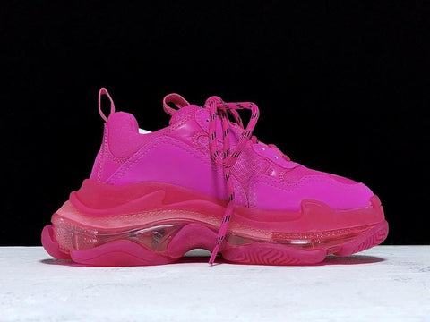 Triple S Sneaker "Fluo Pink"