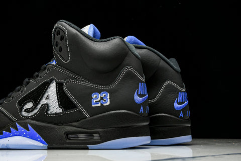 AJ5 Retro x Awake NY 'Black Racer Blue'