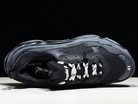 Triple S Sneaker "Triple Black Clear Sole"