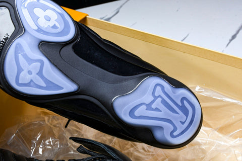 Louis Vuittоп Footprint Football Sneaker 'Black'