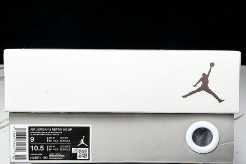 AJ3 Retro OG x A Ma Maniere 'Diffused Blue'