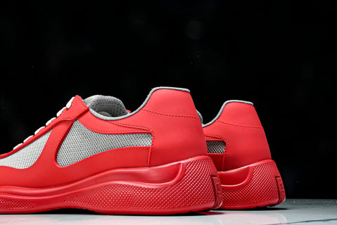 Prada America's Cup Sneaker Soft Rubber 'Red'