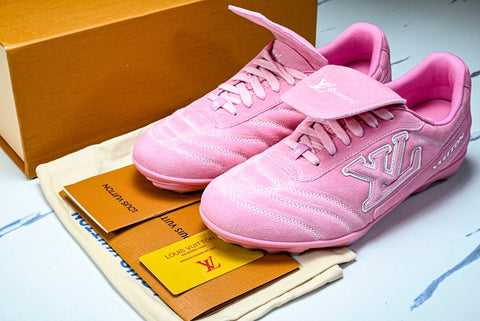 Louis Vuittоп Footprint Football Sneaker 'Pink Suede'