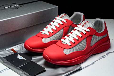 Prada America's Cup Sneaker Soft Rubber 'Red'