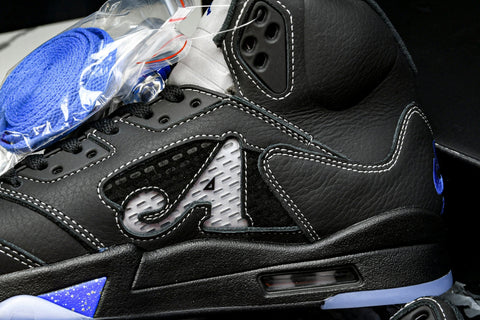 AJ5 Retro x Awake NY 'Black Racer Blue'