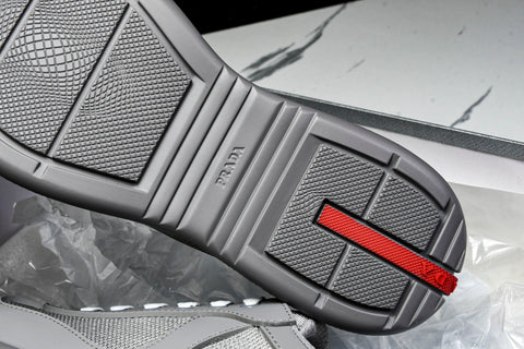 Prada America's Cup Sneaker Soft Rubber 'Steel Grey'