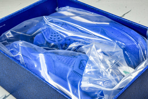 Nigel Sylvester x AJ4 Retro OG Brick by Brick 'Blue' (Unreleased)