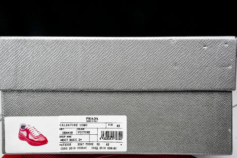 Prada America's Cup Sneaker Soft Rubber 'Red'