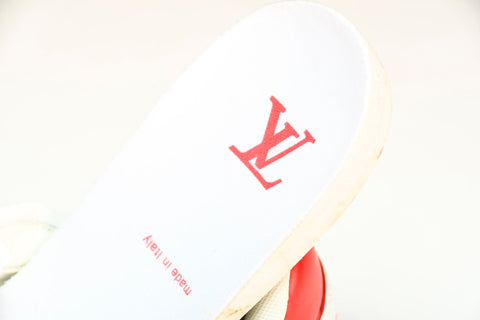 Louis Vuittоп Trainer Low Velcro Strap 'Red Mesh'