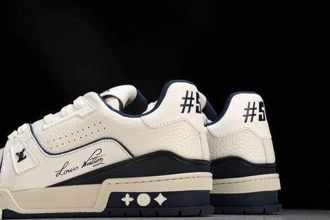Louis Vuittоп Trainer Low 'Signature White Marine'