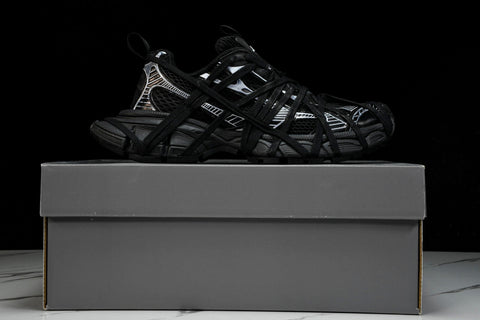 3XL Sneaker Extreme Lace 'Black Silver'