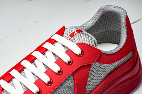 Prada America's Cup Sneaker Soft Rubber 'Red'