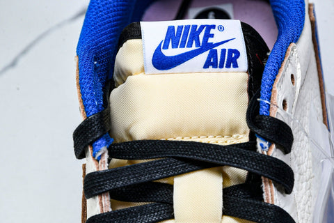 Travis Scott AJ1 Retro Low OG x Fragment ‘Sail Military Blue’