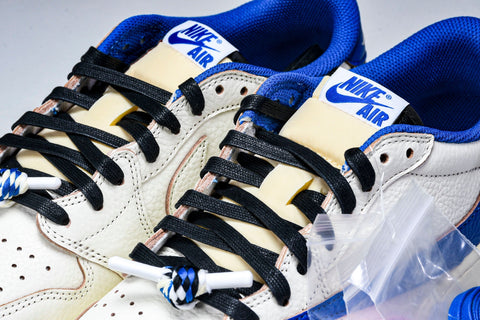 Travis Scott AJ1 Retro Low OG x Fragment ‘Sail Military Blue’