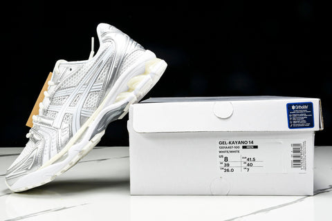 ASICS Gel-Kayano 14 x JJJJound 'Silver White'