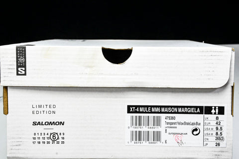 Salomon x MM6 Maison Margiela XT-4 Mule 'Transparent Yellow Shale'
