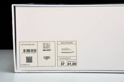 D1or Walk'N'D1or Platform Sneaker 'Oblique Grey'