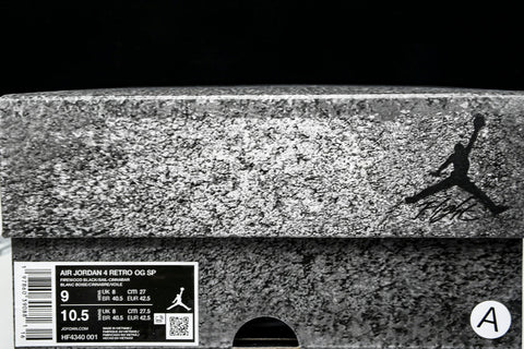 Nigel Sylvester x AJ4 Retro OG Brick by Brick 'Black' (Unreleased)