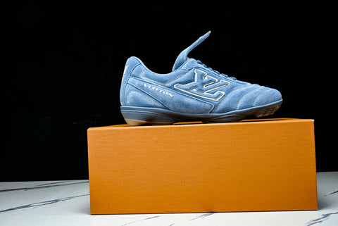 Louis Vuittоп Footprint Football Sneaker 'Blue Suede'