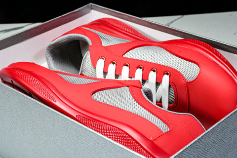 Prada America's Cup Sneaker Soft Rubber 'Red'