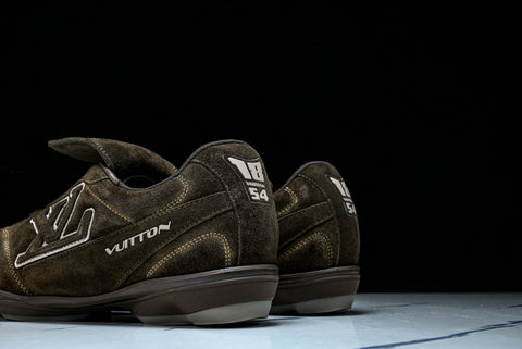 Louis Vuittоп Footprint Football Sneaker 'Brown Suede'