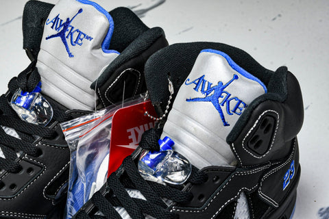 AJ5 Retro x Awake NY 'Black Racer Blue'