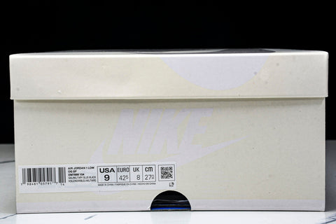 Travis Scott AJ1 Retro Low OG x Fragment ‘Sail Military Blue’