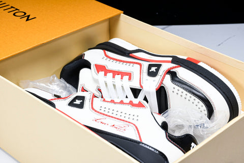 Louis Vuittоп Trainer Low Western 'White Red'