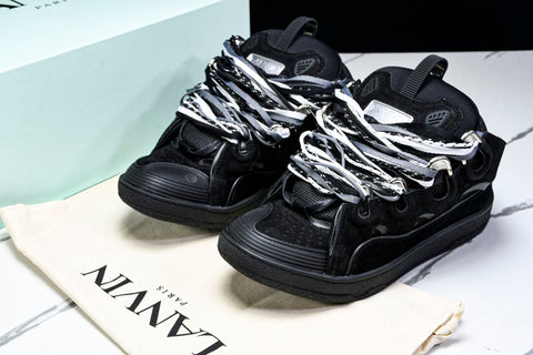 Lanvin Curb Sneaker 'Black Extreme Laces'