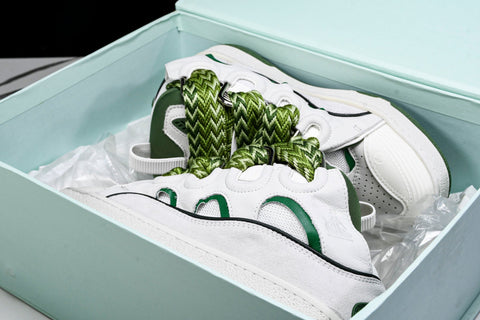 Lanvin Curb Sneaker 'White Green'