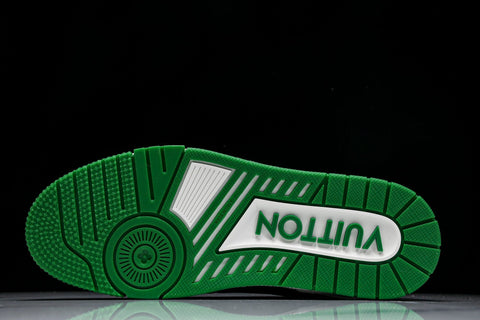 Louis Vuittоп Trainer Low 'Black White Green Sole'