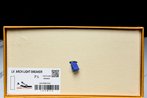 Louis Vuittоп Trainer Low 'Black White Orange Sole'