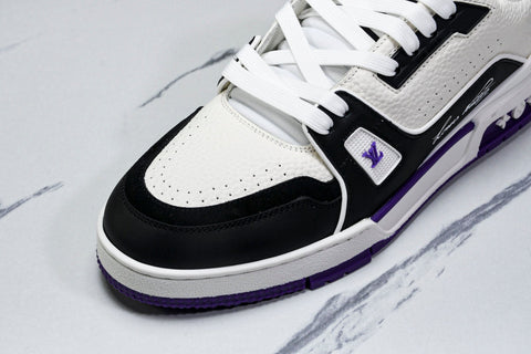 Louis Vuittоп Trainer Low 'Black White Violet Sole'