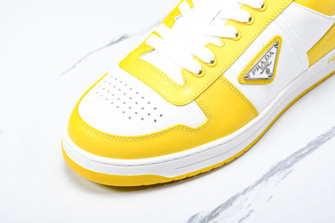 Prada Downtown Sneaker 'White Yellow'