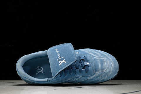 Louis Vuittоп Footprint Football Sneaker 'Blue Suede'