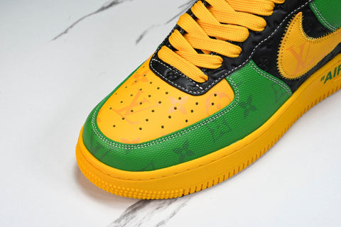 Louis Vuittоп x AF1 by Virgil Abloh 'Yellow Green'