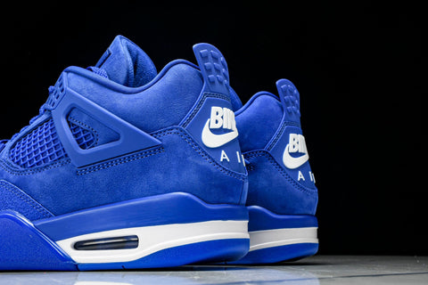 Nigel Sylvester x AJ4 Retro OG Brick by Brick 'Blue' (Unreleased)