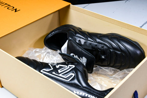 Louis Vuittоп Footprint Football Sneaker 'Black'