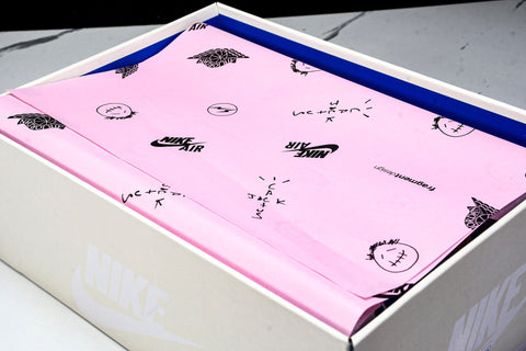 Travis Scott AJ1 Retro Low OG x Fragment ‘Sail Military Blue’