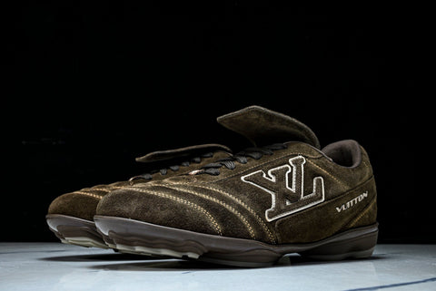 Louis Vuittоп Footprint Football Sneaker 'Brown Suede'