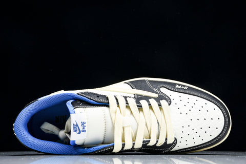 Travis Scott AJ1 Low x BAPE x Fragment (Custom)