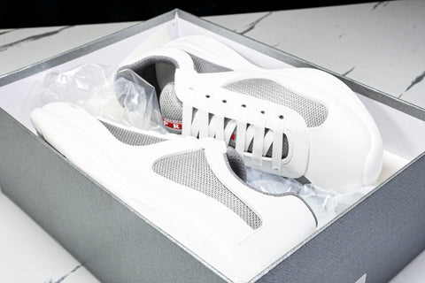 Prada America's Cup Sneaker Soft Rubber 'Cream White'