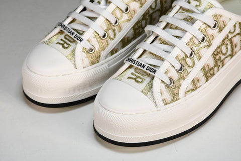 D1or Walk'N'D1or Platform Sneaker 'Oblique Gold'