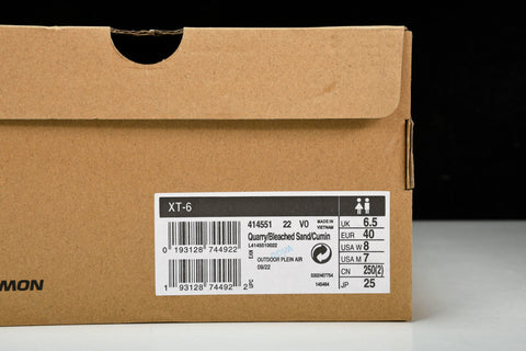 Salomon XT-6 'Quarry Cumin'