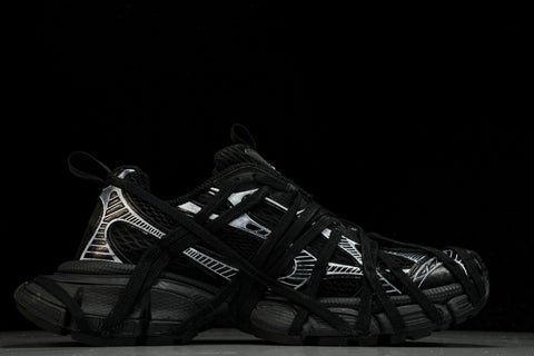 3XL Sneaker Extreme Lace 'Black Silver'